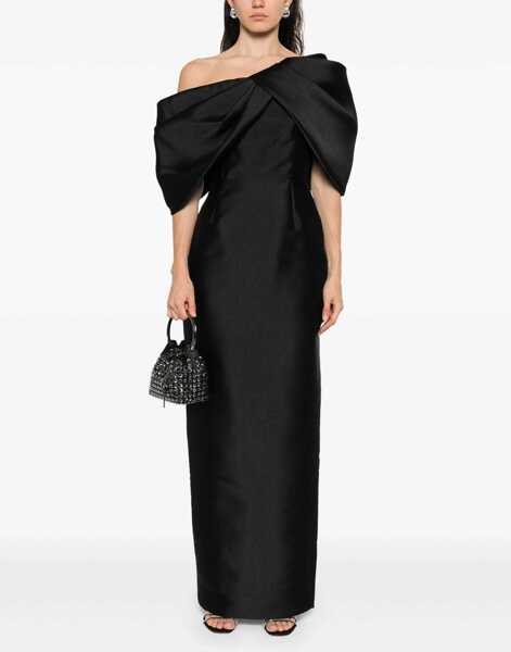 Rochii elegante SOLACE LONDON Davina Maxi Dress BLACK Femei (BM 18351034) 2