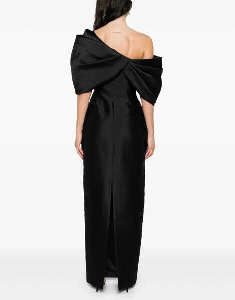 Rochii elegante SOLACE LONDON Davina Maxi Dress BLACK Femei (BM 18351034) 4