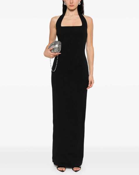 Rochii elegante SOLACE LONDON Ilona Maxi Dress BLACK Femei (BM 18351037) 2