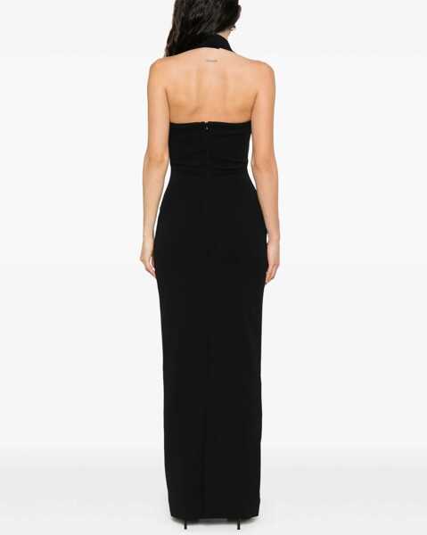 Rochii elegante SOLACE LONDON Ilona Maxi Dress BLACK Femei (BM 18351037) 4