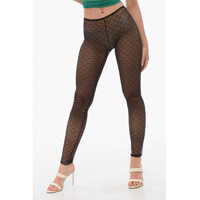 Sosete Monogram Lace Collant Femei