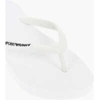 Slapi pentru Barbati - Slapi Armani Emporio Rubber Flip Flop White Barbati (BM 18351151) - B-mall.ro