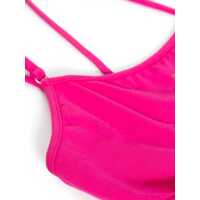 Imbracaminte Dama pagina 400 - Sutiene DSQUARED2 Solid Color Icon Bra Top With Crossed Straps Pink Femei (BM 18351181) - B-mall.ro