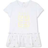 Rochii Givenchy Cotton Stretch Tee Dress With Golden-Effect Tee Dress