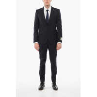 Costume Cc Collection Virgin Wool Reset Suit With Flap Pockets Barbati