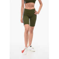 Pantaloni scurti Cotton Stretch Cycling Shorts With Side Logo Femei