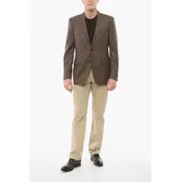 Sacouri elegante pentru Barbati - Sacouri elegante CORNELIANI Checkered Motif Wool Single Breasted With Flap Pockets Beige Barbati (BM 18351343) - B-mall.ro