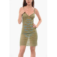 Seturi pijamale Lace Petticoat With Embroideries Femei