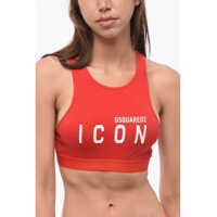 Sutiene Cotton Sport Bra With Frontal Logo Femei