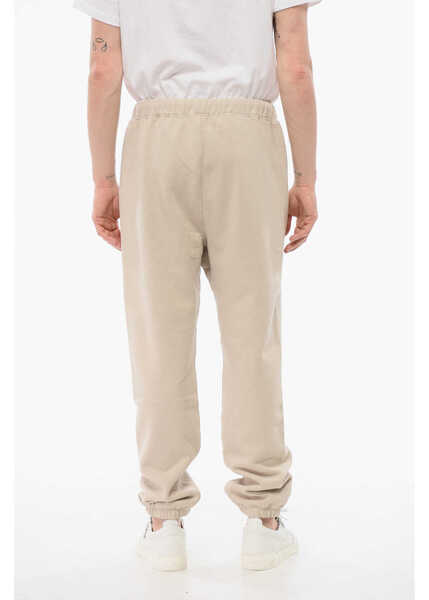 Pantaloni de trening FEAR OF GOD Solid Color Cotton Joggers With Elastic Cuff Beige Barbati (BM 18351445) 2