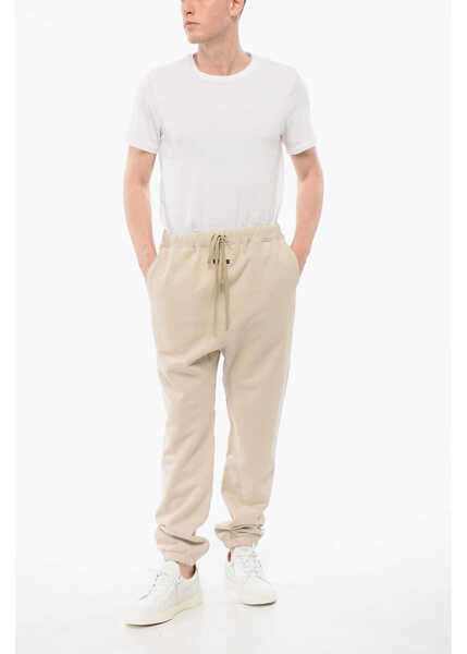 Pantaloni de trening FEAR OF GOD Solid Color Cotton Joggers With Elastic Cuff Beige Barbati (BM 18351445) 4