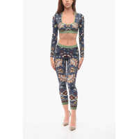 Imbracaminte Dama pagina 400 - Bluze DSQUARED2 Bandana Motif Underwear Cropped Top Multicolor Femei (BM 18351484) - B-mall.ro
