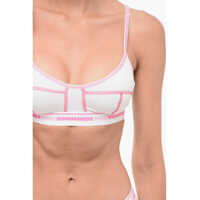 Imbracaminte Dama pagina 400 - Sutiene DSQUARED2 Two-Tone Bra With Logo White Femei (BM 18351748) - B-mall.ro