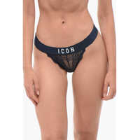 Lenjerie intima Lace Thong Slip With Logoed Elastic Band Femei