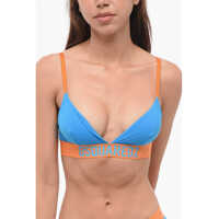 Sutiene Two-Tone Triangle Bra With Logo Femei