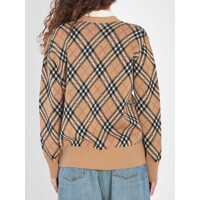 Imbracaminte Dama pagina 157 - Cardigane Burberry Cardigan Check Beige Femei (BM 18352023) - B-mall.ro