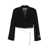 Alexander Wang Alexander Wang Cropped Blazer With Chain Clothing Black