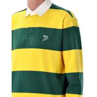 Tricouri Polo Ralph Lauren pentru Barbati - Tricouri Polo Ralph Lauren Polo Ralph Lauren Striped Cotton Rugby Jumper GREEN YELLOW Barbati (BM 18352797) - B-mall.ro