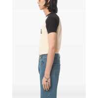 Tricouri Valentino Garavani pentru Barbati - Tricouri Valentino Garavani Valentino Garavani Chez Cotton T-Shirt BUTTER / BLACK Barbati (BM 18352803) - B-mall.ro