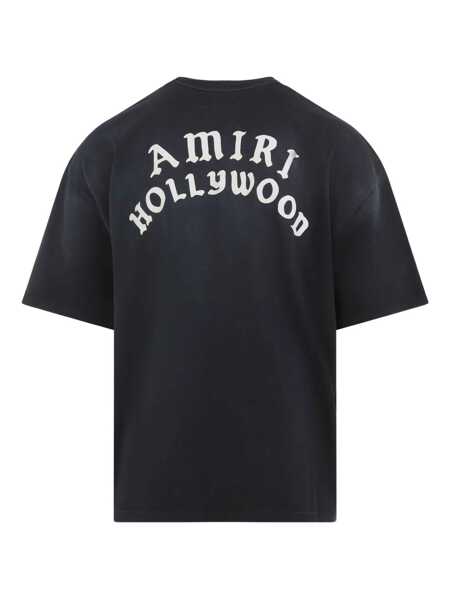 Topuri AMIRI Amiri Hollywood Oversized Tee Black Barbati (BM 18353037) 2