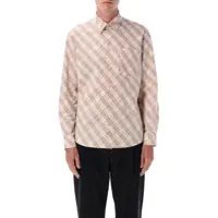 Camasi Burberry Check Cotton Shirt Barbati