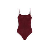 Costume de baie One-Piece Swimsuit Oséree Burgundy Femei