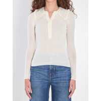 Camasi Shirt With Lace Collar Femei