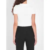 Tricouri Balenciaga Dama - Tricouri Balenciaga T-Shirt With V-Neckline WHITE Femei (BM 18353853) - B-mall.ro
