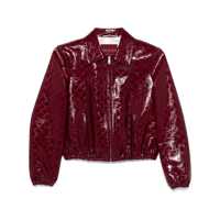 Geci Gucci Gg Leather Jacket Femei
