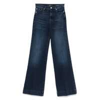 Blugi 7 For All Mankind Wide-Leg Denim Jeans Femei
