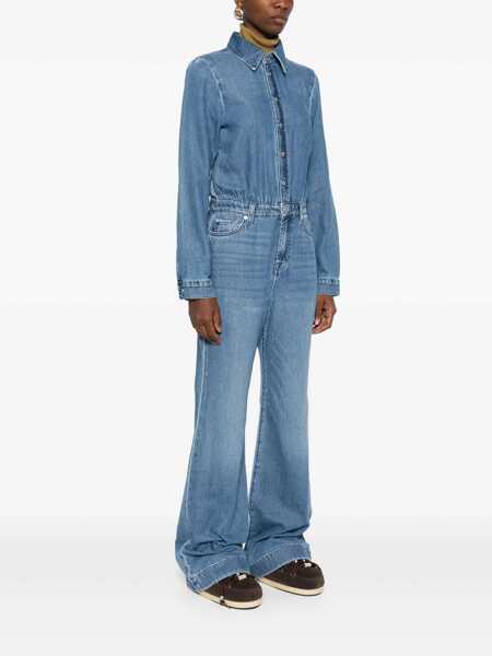 Salopete 7 For All Mankind 7 For All Mankind Hilo Denim Jumpsuit CLEAR BLUE Femei (BM 18353967) 3