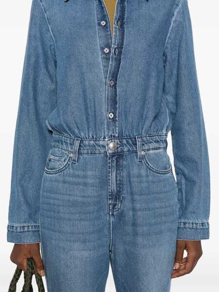 Salopete 7 For All Mankind 7 For All Mankind Hilo Denim Jumpsuit CLEAR BLUE Femei (BM 18353967) 5