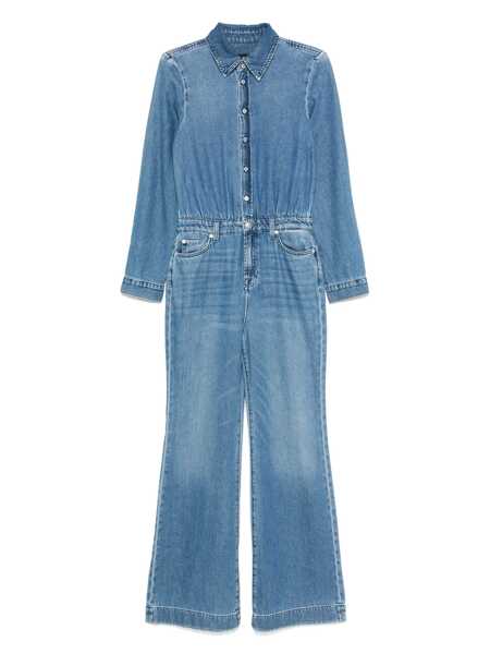 Salopete 7 For All Mankind 7 For All Mankind Hilo Denim Jumpsuit CLEAR BLUE Femei (BM 18353967) 1