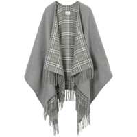 Geci Burberry Check Wool Cape Femei