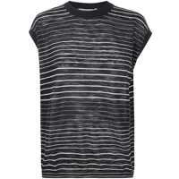 Topuri Roberto Collina Striped Tank Top Clothing Femei