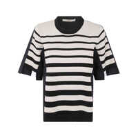 Pulovere Roberto Collina Crew Neck Striped Sweater Clothing Femei