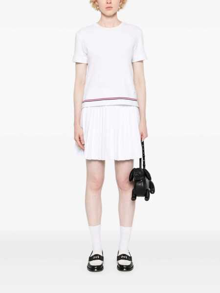 Topuri Thom Browne Thom Browne T-Shirts And Polos WHITE Femei (BM 18355860) 2