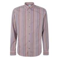 Camasi Paul Smith Mens S/C Slim Fit Shirt Clothing Barbati