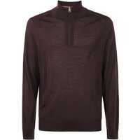 Pulovere Paul Smith Mens Sweater Zip Neck Clothing Barbati