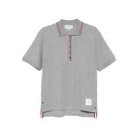 Tricouri Polo Thom Browne Rwb Cotton Polo Shirt Barbati