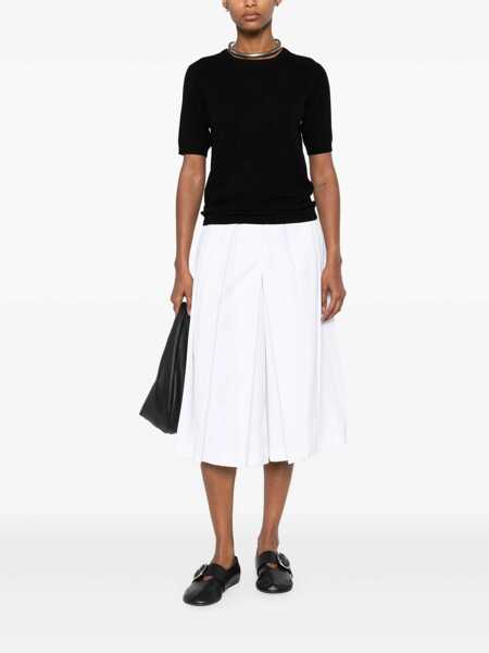 Pulovere Soft Goat Soft Goat Cashmere Crewneck Top Black Femei (BM 18357345) 2