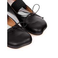 Balerini MM6 Maison Margiela Dama - Balerini MM6 Maison Margiela MM6 Maison Margiela Black Leather Flats Black Femei (BM 18357492) - B-mall.ro