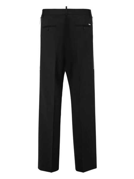 Pantaloni DSQUARED2 DSQUARED2 Relax Man Pant Clothing Black Barbati (BM 18357501) 2