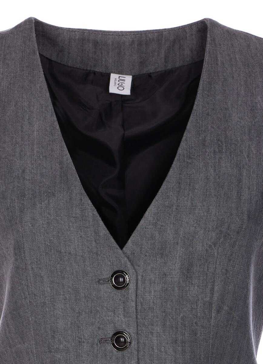 Geci Liu Jo Liu Jo Jackets GREY Femei (BM 18357678) 4