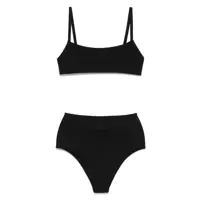 Costume de baie Lido Bikini / Straight Neckline Top / High Waist Bottom Femei