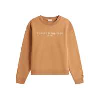 Pulovere Tommy Hilfiger Logo Crewneck Sweatshirt Clothing Femei