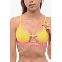 Imbracaminte Dama pagina 400 - Sutiene DSQUARED2 Triangle Bra With Logoed Band And Cut Out Yellow Femei (BM 18357937) - B-mall.ro