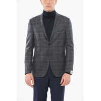 Sacouri Half-Lined Wool Single Breasted Blazer With Patch Pockets Barbati