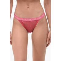 Lenjerie intima Lace Icon Thong With Logoed Band Femei