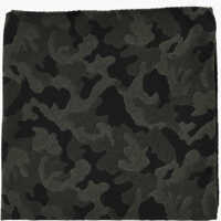 Esarfe Cc Collection Camouflage Motif Silk And Cotton Pocket Square Barbati